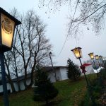 A pathway along the beautiful grounds of the renowned Germania Society. The Germania Society is on the northwest side of Cincinnati.