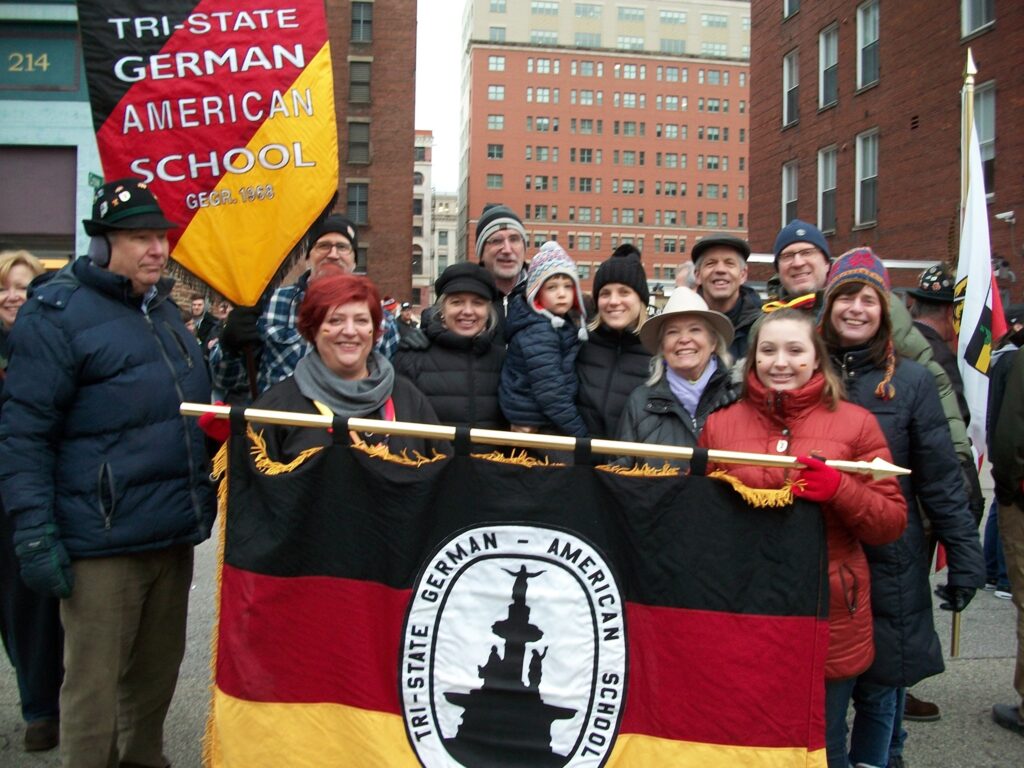 Students in a Tri-State German School classroom