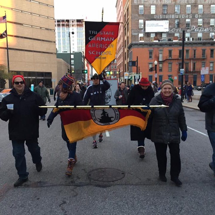 The always fun and eclectic Bockfest Parade through downtown Cincinnati, celebrating the arrival of spring.